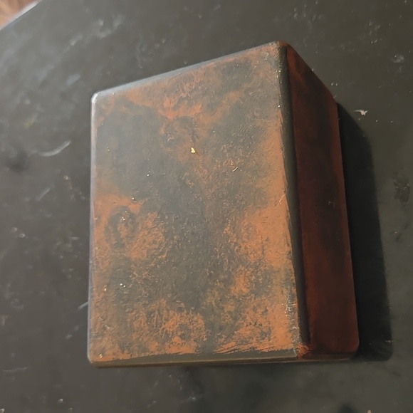 2 PIECES OF JAN BARBOGLIO METAL CRAFTS PLATE AND BOX - Picture 9 of 11